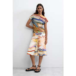 Desigual spódnica midi we wzory