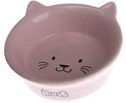 Miska ceramiczna okrągła Cat, różowy