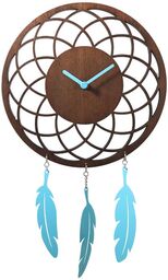 Nextime Zegar ścienny (brązowy) Dreamcatcher