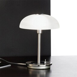 ORION Lampa stołowa Fonta z przełącznikiem, matowy nikiel