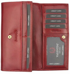 Skórzany damski portfel Valentini 5702 G18