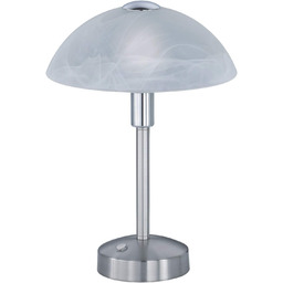 Lampa stołowa LED 4W nikiel mat z włącznikiem
