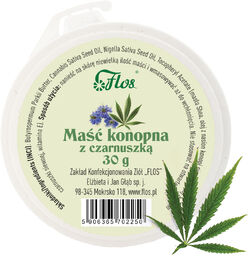 Flos, maść konopna z czarnuszką, 30 g