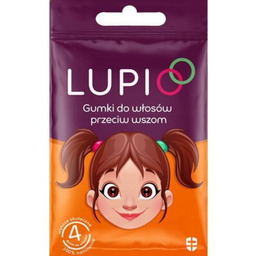 LUPIO Zestaw gumek do włosów Przeciw wszom (4