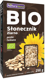 Naturavena Słonecznik łuskany bezglutenowy 250 g (EKO)