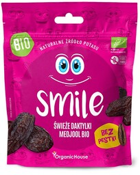 Smile Daktyle Medjool Świeże Bez Pestek Bezglutenowe Bio