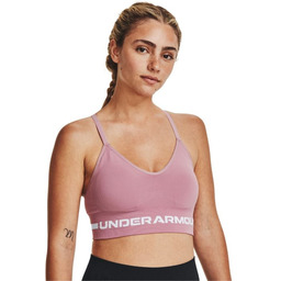 Under Armour Bezszwowy stanik sportowy Low Long Pink