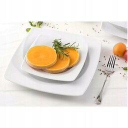 Lubiana Celebration zestaw talerzy 6/18 kwadratowe