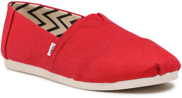 Półbuty Toms Alpargata 10017665 Czerwony