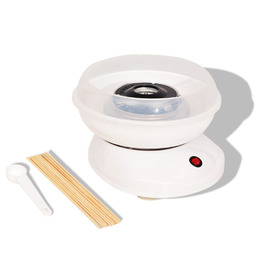 Urządzenie do robienia waty cukrowej 480 W, białe