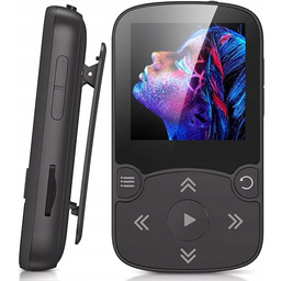 Odtwarzacz MP3 64GB Bluetooth 5.0 Słuchawki Radio Krokomierz