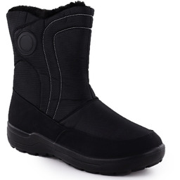 Śniegowce damskie płaskie ocieplane czarne Potocki SU33310