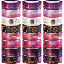 Interdruk Taśma, papier washi, galaktyka, 15 mm x