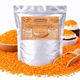 Posypka Waflowa Pomarańczowa - dekoracja tortu ciast babeczek
