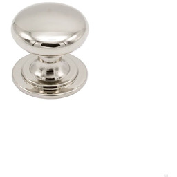 Gałka meblowa Mynta Srebrna nikiel polerowany