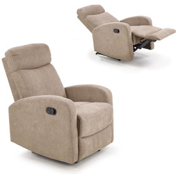 Fotel rozkładany wypoczynkowy oslo 1s beżowy halmar