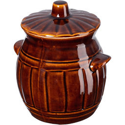 Beczka kamionkowa Helios 1.2L, z pokrywką