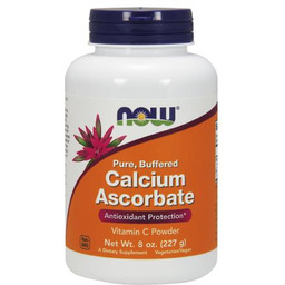 NOW FOODS Witamina C (askorbinian wapnia) w proszku,