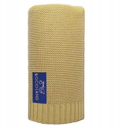 Kocyk bambusowy Paris 80x100cm 50%bambus 50%bawełna Złoty Bocioland