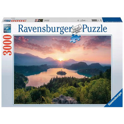 Puzzle 3000 elementów. Jezioro Bled, Słowenia Ravensburger