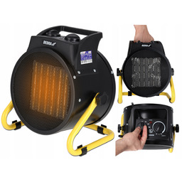 Nagrzewnica Elektryczna Dedra ceramiczna Ptc 3kW Farelka Termostat