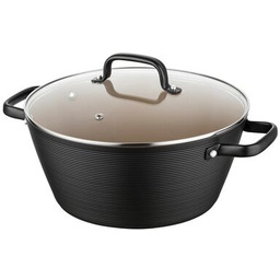 Garnek aluminiowy Carina z pokrywką 28 cm 5,2