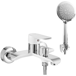 Rea Bateria wannowa REA BLOOM biała chrom