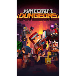 PUZZLE Minecraft Dungeons A3 252 el z Nadrukiem