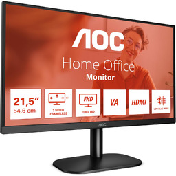 AOC 22B2H 21.5 Cali, Monitor, Czarny