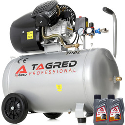 Kompresor olejowy, sprężarka TAGRED 3500W 100L 230V 2