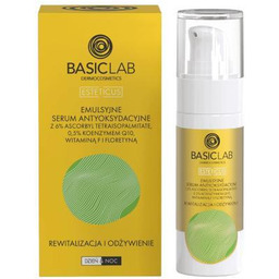 BASICLAB Esteticus Emulsyjne serum antyoksydacyjne Rewitalizacja i Odżywienie,