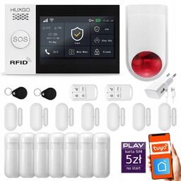 Alarm bezprzewodowy Gsm WiFi , Sms , Tuya