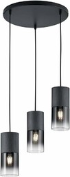 Trio Leuchten Lampa wisząca Robin 310630332, metal czarny