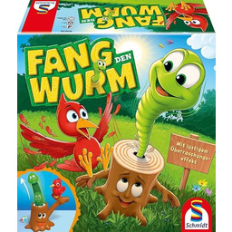 Schmidt Spiele Fang Den Worm Gra Planszowa, Wielokolorowy,