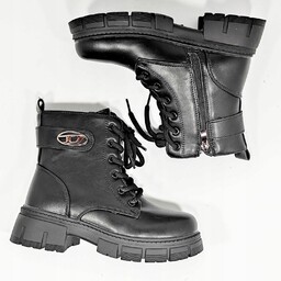 Modne Glany Buty Zimowe dla Dziewczynki Ocieplane Botki
