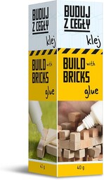 Trefl Brick Trick Buduj z Cegły  Klej,