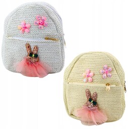 ND24_22298 Plecak Dzieciecy Haftowany Krolik W Su