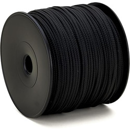 Czarna polipropylenowa pleciona lina Ø 2MM Szpula 100M