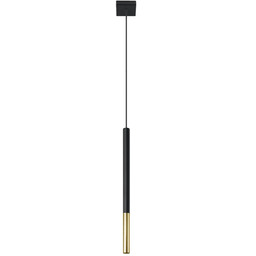Lampa wisząca MOZAICA 1 czarny/złoto SL.0891 - Sollux