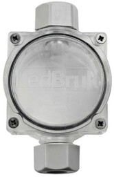 Puszka n/t hermetyczna 2-dławicowa PG11 60x100x48, 4-9mm2, IP68,