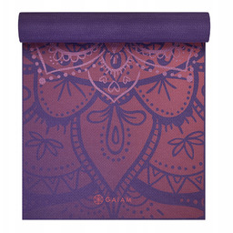 Mata do jogi antypoślizgowa wytrzymała Gaiam piękny nadruk