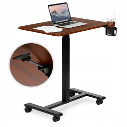 Mobilne biurko regulowane 70x48 cm stolik pod laptopa