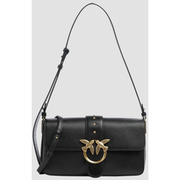 PINKO Czarna kopertówka Love One Classic Slouchy Fl
