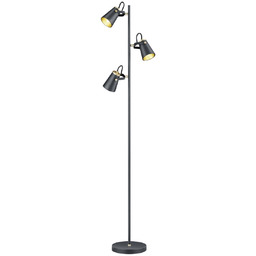 Lampa podłogowa na 3 reflektory nowoczesna do salonu