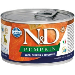 FARMINA N&D Dog Lamb, pumpkin, blueberry Mini Puppy