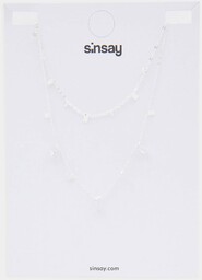 Sinsay - Naszyjniki 2 pack - Srebrny