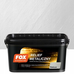 Farba ceramiczna Ścienna Fox Dekorator Relief Metaliczny 001