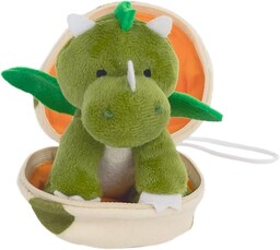 Idena 40367 - Mini pluszowy dinozaur w jajku,