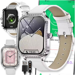 SMARTWATCH WATCH ZEGAREK AMOLED BLUETOOTH ROZMOWY MENU PL