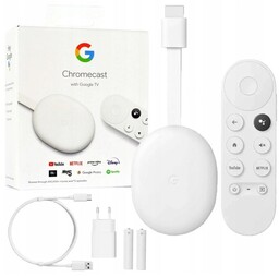 Odtwarzacz multimedialny 4K Google Chromecast 4.0 Smart Tv